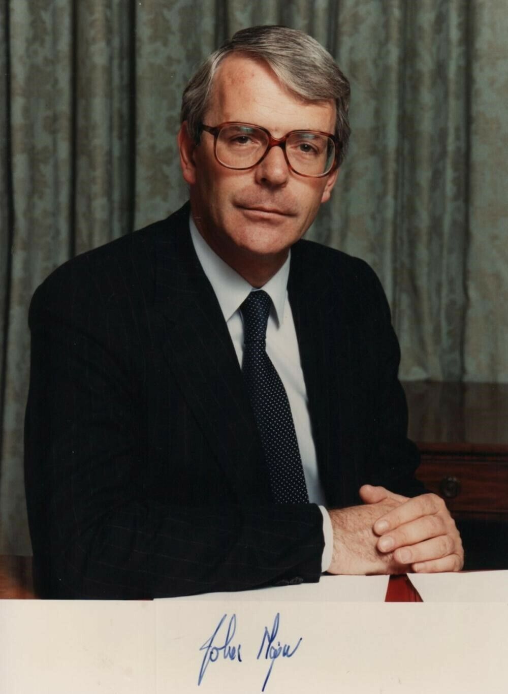 JOHN MAJOR Signed Photo Poster paintinggraph - former British Prime Minister / preprint