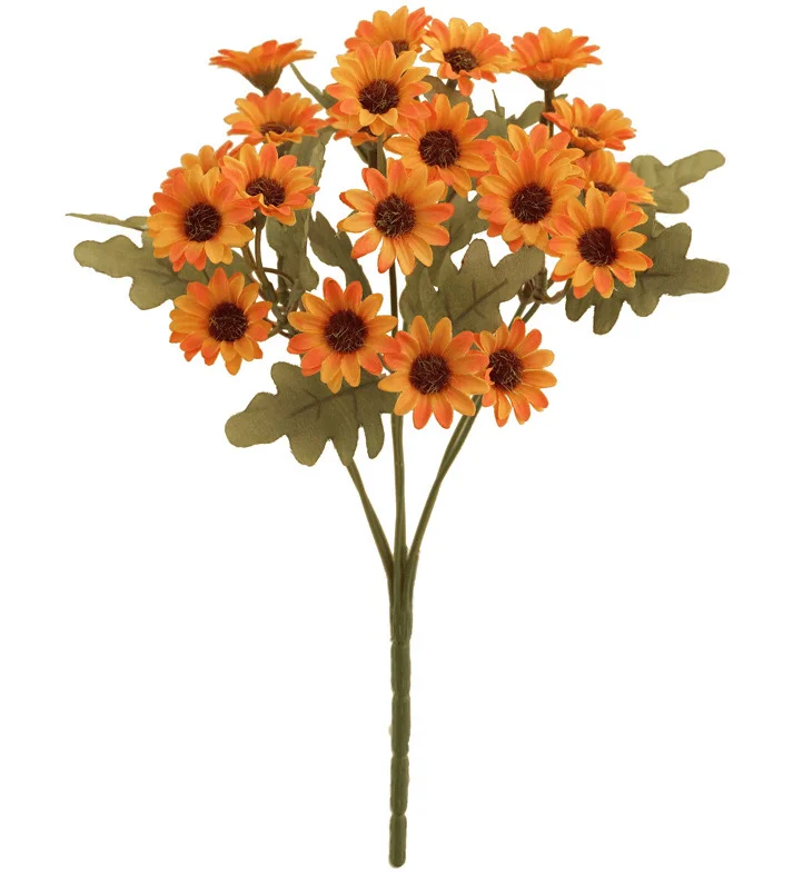 💥ON SALE💥- Artificial Outdoor Sunset Mums Flowers - UV resistant, Waterproof, Windproof