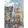 Morning In Paris-14CT Stamped Cross Stitch 29*41cm/11.42*16.14in tapestrymarket