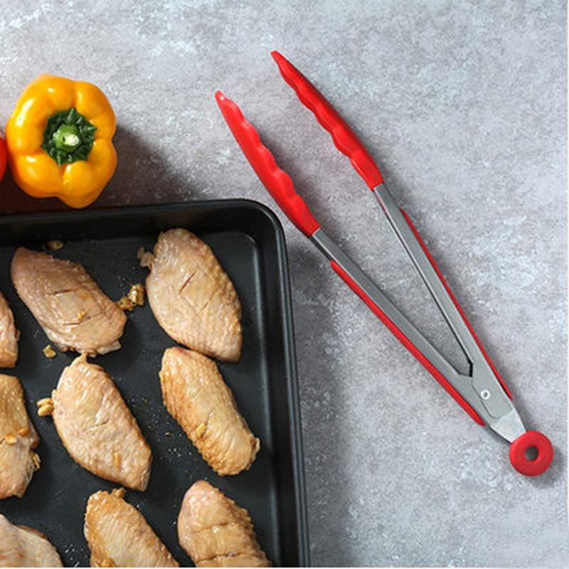 Silicone Mini Food Tong Cooking Clip