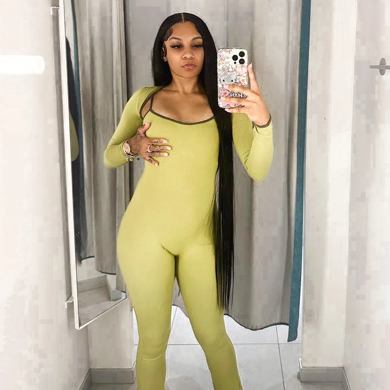 Uveng Uveng Hot Female Clothing Explosion Side Collar Sleeveless Tight Body Jumpsuit Trousers Woman