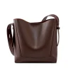 Plain Color Large Capacity Women's Shoulder Bag