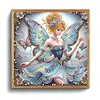 Blue Butterfly Pearl Fairy Special Shaped 5D DIY Partial Drill Diamond Painting Kits for Adults Beginners Home Decor Diamonds Dots Gem Art Kits Diamond Dots Paintings 11.81 X11.81inch