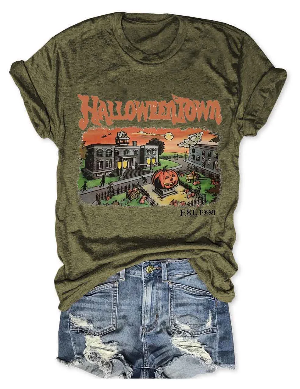 Halloweentown Printed T-Shirt