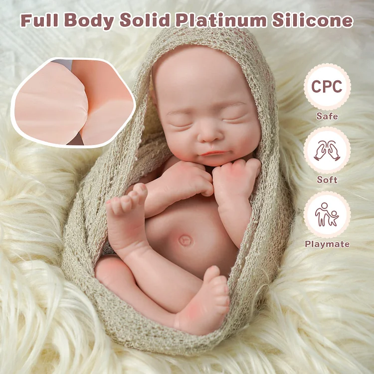 Full body solid silicone baby online