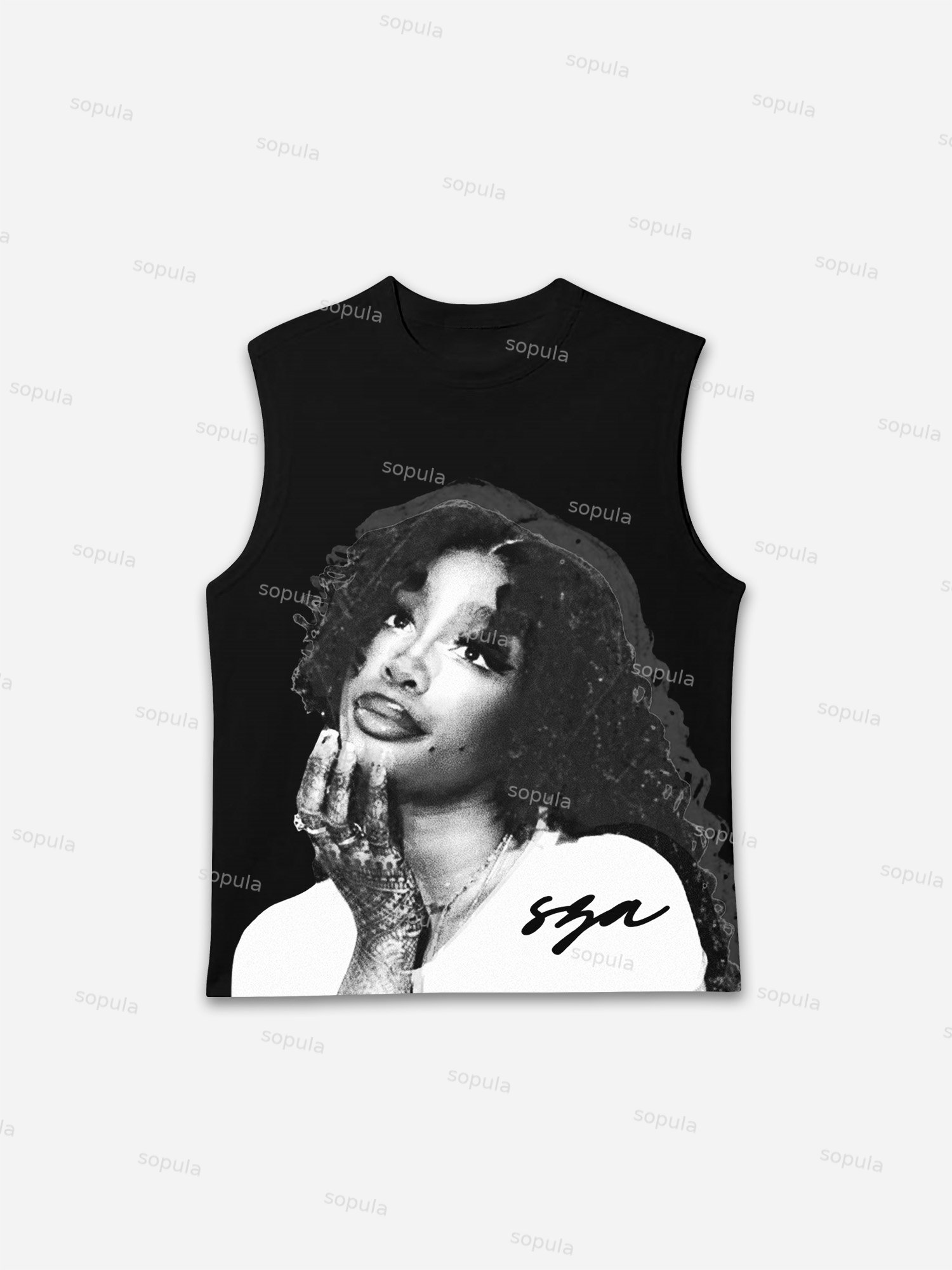 Vintage Sza Graphic Vest - Sopula｜Premium Graphic Tees & Graphic Clothing