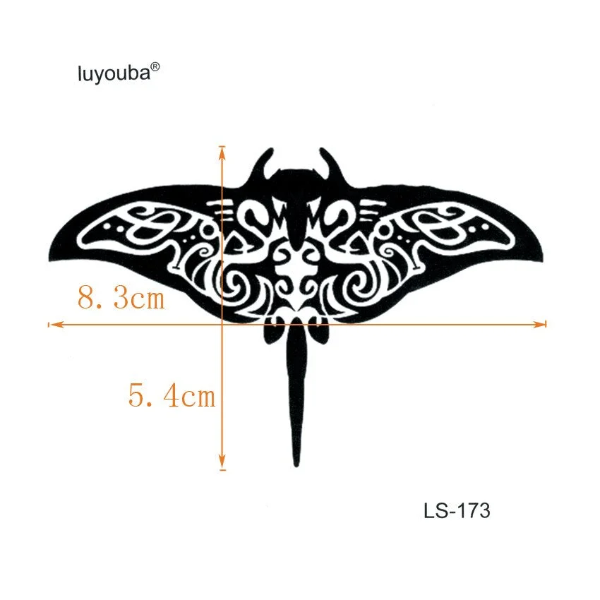 Flatfish Waterproof Temporary Tattoo Sticker Fishing maquiagem Fake Tattoo Animals The flash Tatoo Temporary Stickers