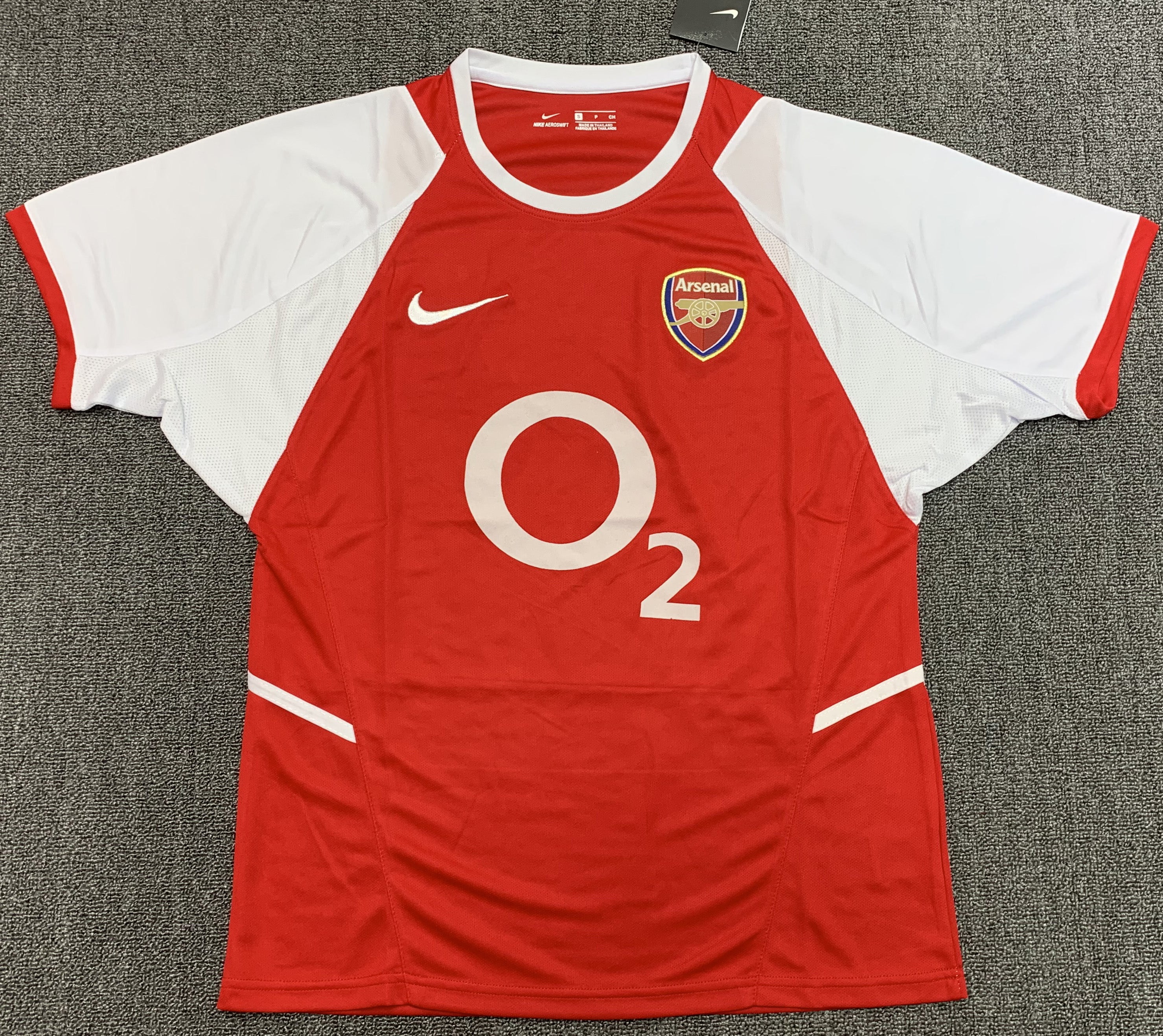 Arsenal maillot foot retro 2002 2003 Maillot De Fou, site maillot de foot pas cher