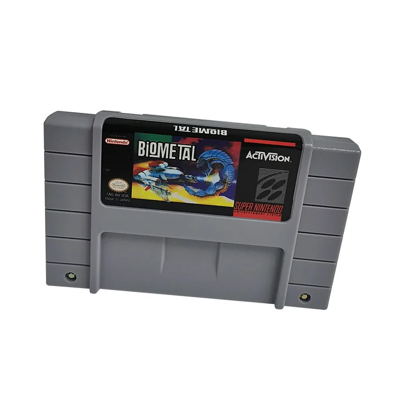 Bio Metal SNES For Super Nintendo Entertainment System - 16 Bit US Version Game Cartridge