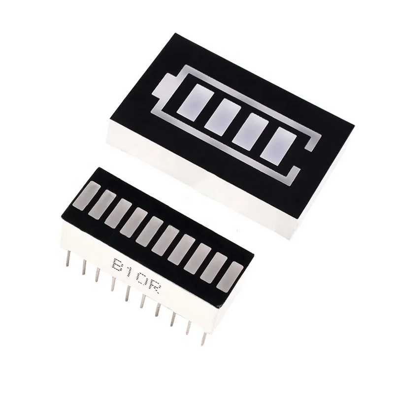 Digital Tube Battery Capacity Indicator Display 4 Segment LED Bar Graph Display Module 10 Segment Light Display