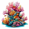 Undersea Coral-14CT Stamped Cross Stitch 60*60cm/23.62*23.62in(Big Size)
