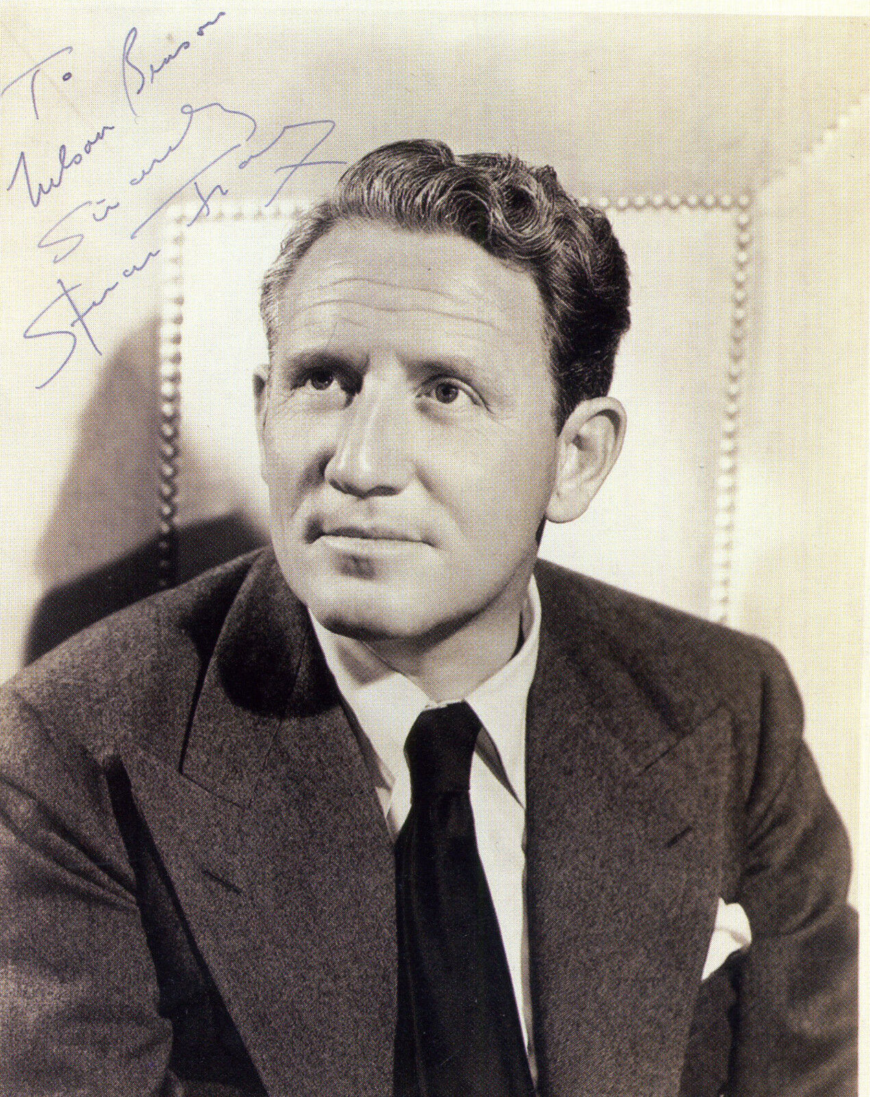 SPENCER TRACY Autographed Photo Poster paintinggraph - Film Actor - preprint