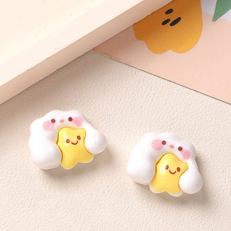 Mini Cute Cloud Resin Charm