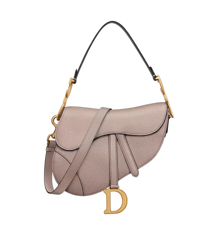 Grey Saddle Bag