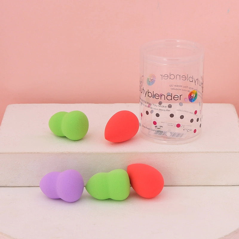 Casual Elegant Lady Multicolor Sponge Makeup Sponge 1 Set
