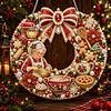 DIY Diamond Painting Xmas Hanging Ornament Pendant Acrylic Double Sided Print Decor Kit