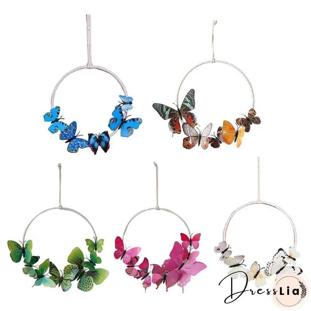 Garland Simulation Butterfly Decorations Wall Craft Ornaments