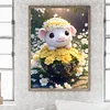 Diamond Painting -DIY Round Drill Basket Pig