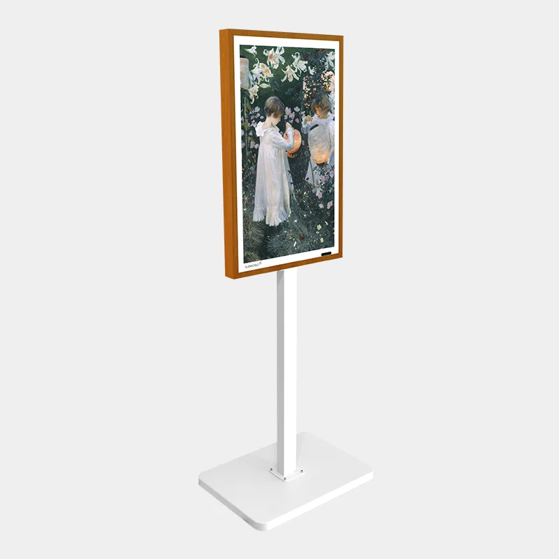 NEW Low Power Consumption digital art museum 32 inch LCD RFID Digital Photo Frame For Private Gallery