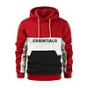 Essentials Unisex Patchwork Hoodie Sweater