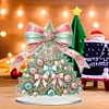 (US Local)Christmas Tree Print DIY Diamond Painting Tabletop Ornaments Decorations