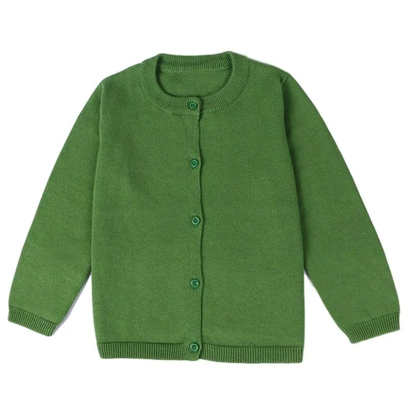 Kids Boys Girls Cardigan Sweaters Spring Autumn Baby Girl Solid Cotton Sweater Jacket Boys Children Knitted Kids Sweaters Girls