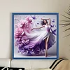 (Counted/Stamped)Flower Dance Girl-11CT Cross Stitch 45*45cm