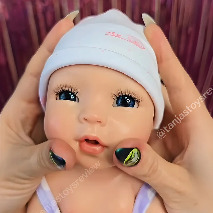 Babeside Terry 12" Realistic Silicone Smiling Baby Little Infant Girl Building Lovely Memories