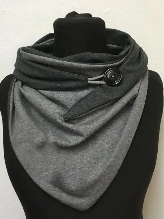 Casual solid color scarf