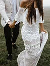 Lace Off-The-Shoulder Wedding Maxi Dress