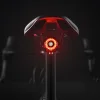 Bicycle Taillight Mountain Road Bike Intelligent Induction Brake Light Night Riding USB Charging Warning Light