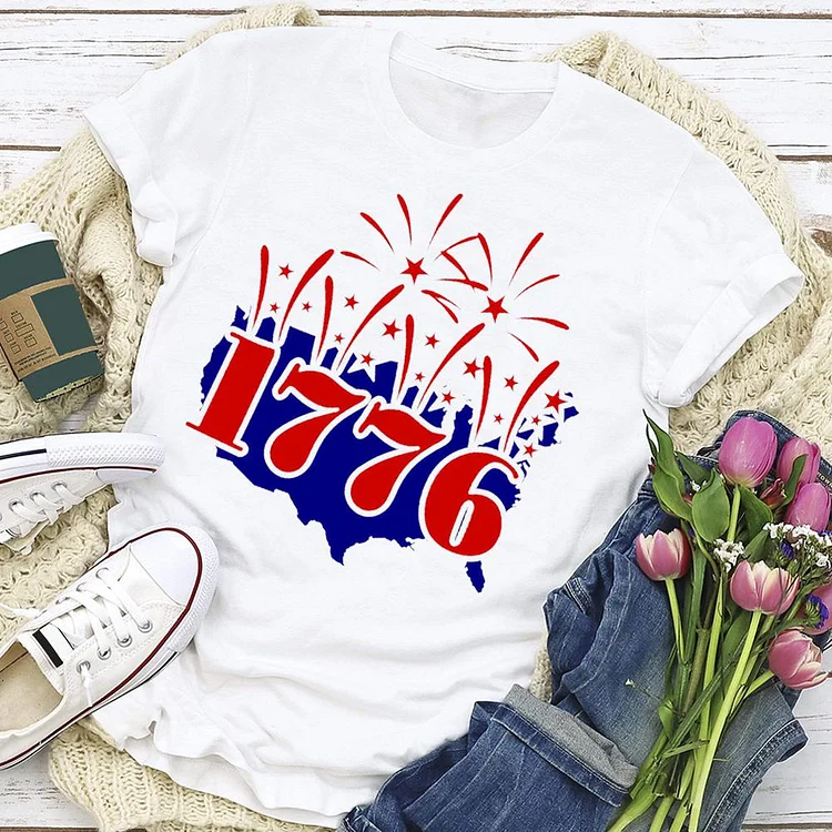 1776  independence day T-shirt Tee - 01868