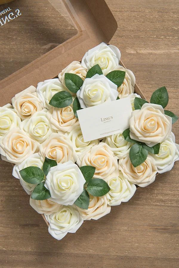 3" Foam Rose with Stem - 56 Colors