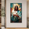 Jesus Schaf 5d DIY Diamant Kunst Malerei Kit Quadrat Vollbohrer Dimond Art 45x75cm