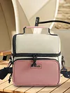 Double Layers Lunch Bag Leak Proof Hand-Held Cooler Box Portable Picnic Trip Bag