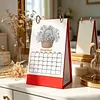 2027 New DIY Diamond Painting Flower Basket Desk Calendar Set 12-Month Flip Calendar Design Monthly Planner Office Desktop Decor