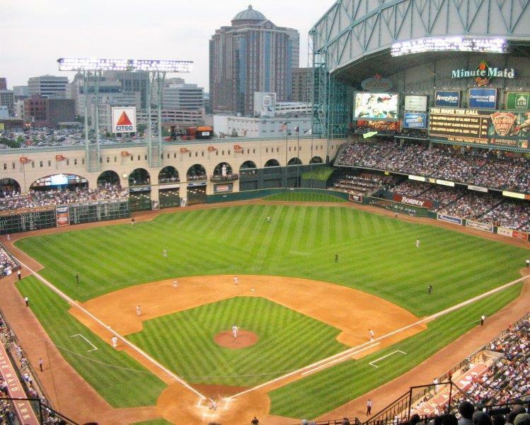 HOUSTON ASTROS Minute Maid Park 8 x 10 Photo Poster painting Poster