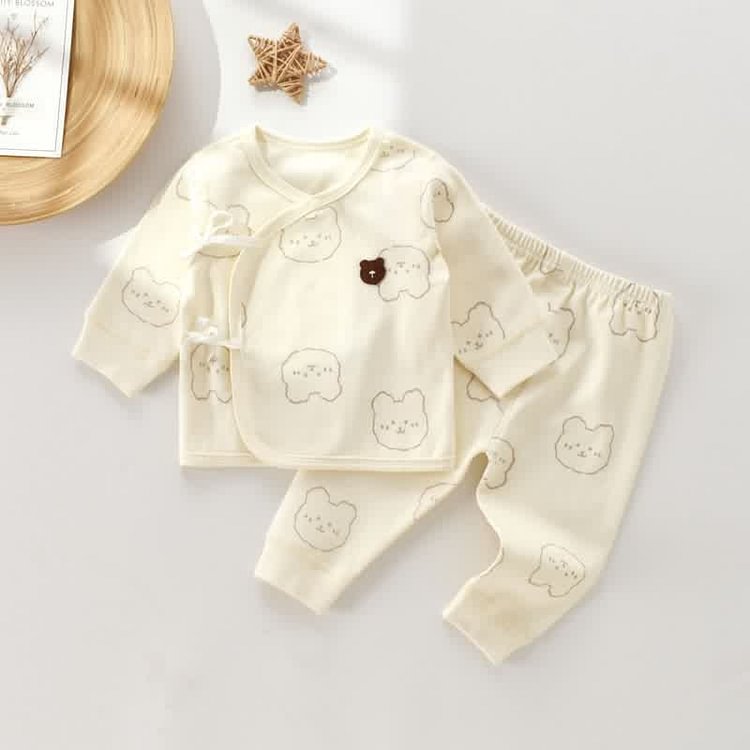Baby Newborn Bear Pajamas Set