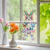 DIY Diamond Painting Double Sided 3D Wind Chime Flower Butterfly Pendant Hanging Kits