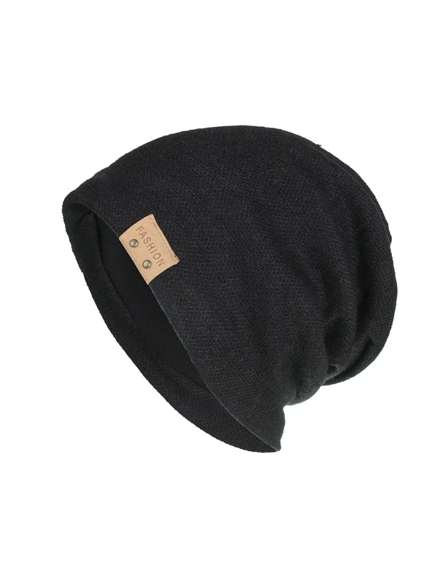 Solid Color Pullover Knitted Woolen Hat