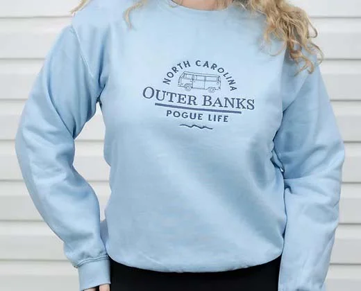 Blue Outerbanks crewneck