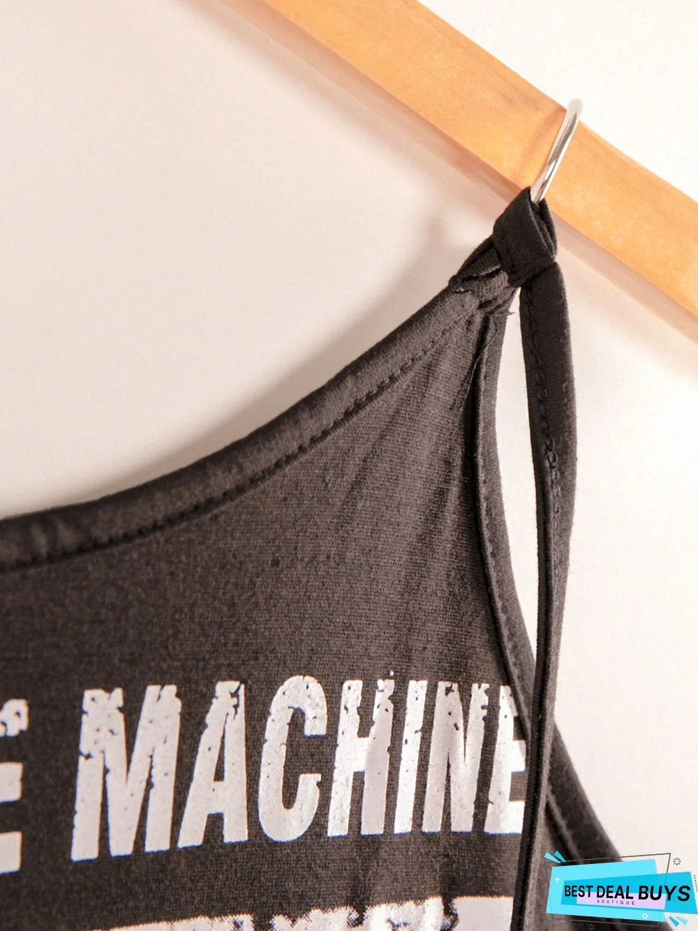 Black Halter Floral-Print Cotton Shirts & Tops