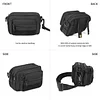 Tactical Waist Bag Military Molle Bumbag Water-Resistant Multifunctional Hip Belt Bag for Outdoor Running Travel Hiking Cycling Camping Climbing
