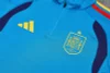 Spain 26-27 1/4 Zip Training Tracksuit Orchid Blue Chandal