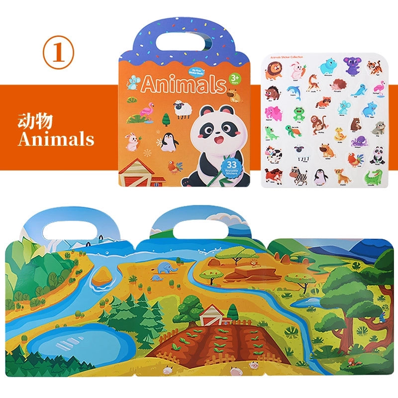 Learning Toys Toddler(3-6years) Animal Paper Toys