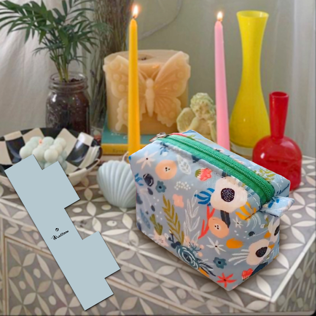 Easy Cute Zipper Bag Template + Instructions Included