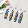 4Pcs Special Shape Bluebird Diamond Painting Bookmark Art Project for Book Lover