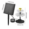 3 Tiered 3.5W Fountain Pump Multifunction Solar Bird Bath Fountain for Bird Bath