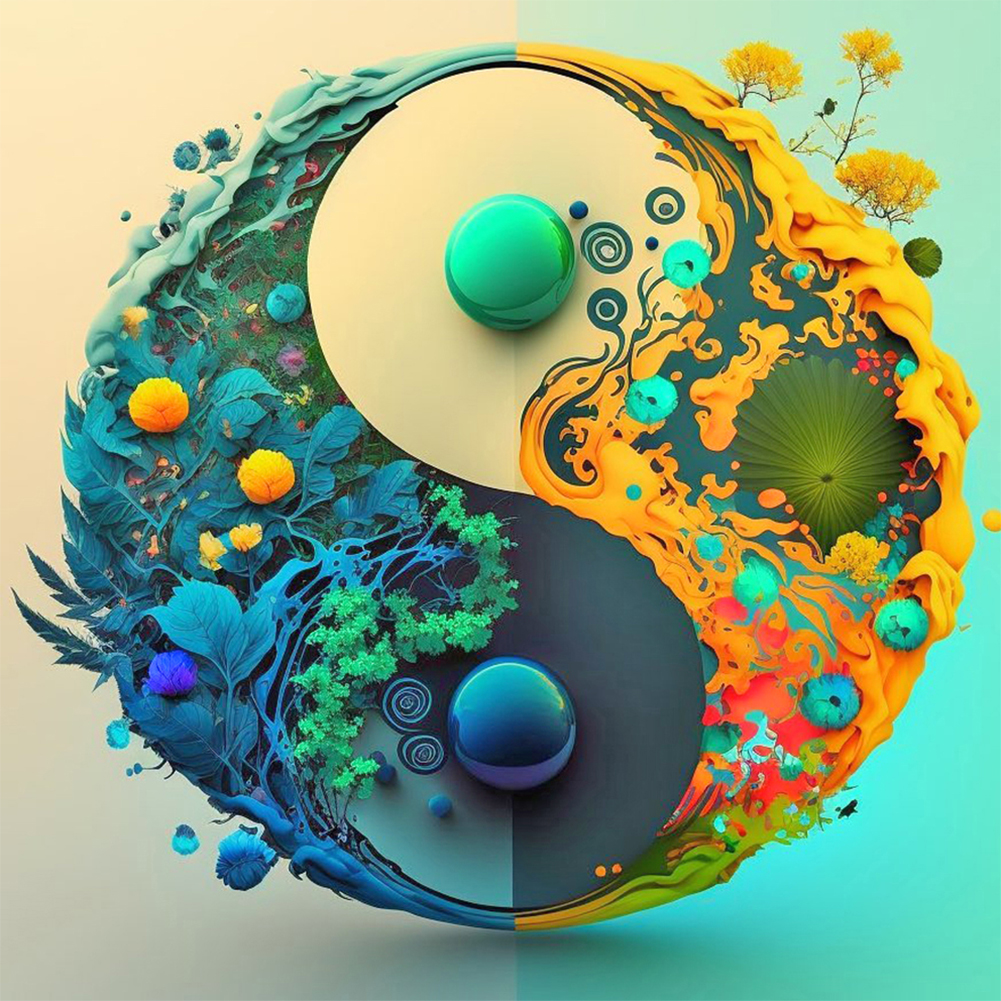 Diamond Painting Full Round Eight Diagram