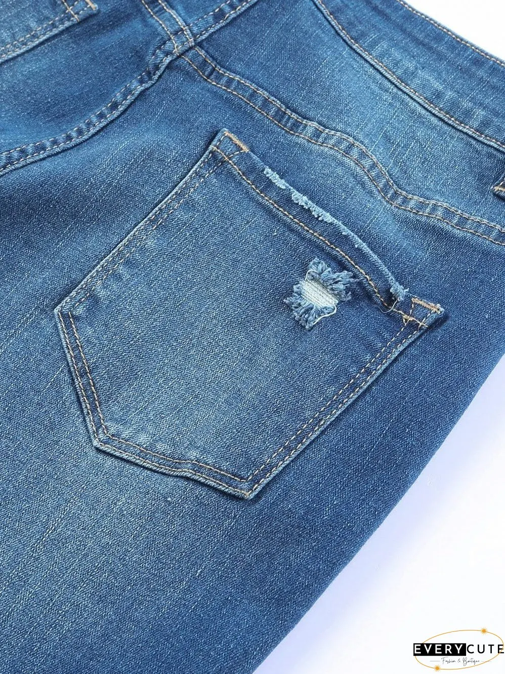 Trendy Flared Leg Jeans